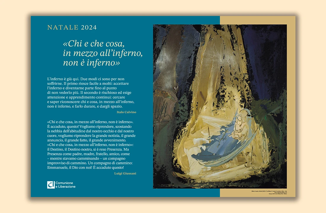 Natale 2024. Il Volantone di Comunione e Liberazione - Comunione e