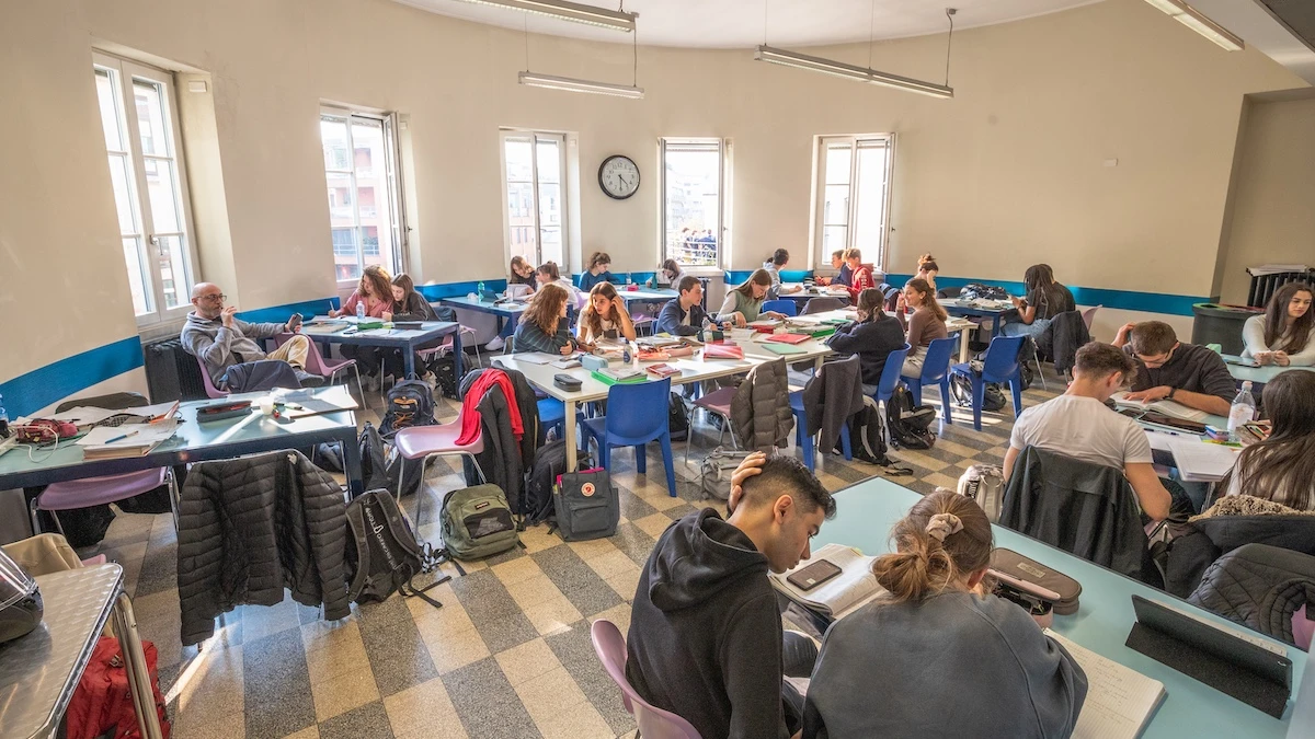 Lo studio a Portofranco (©Portofranco Milano)